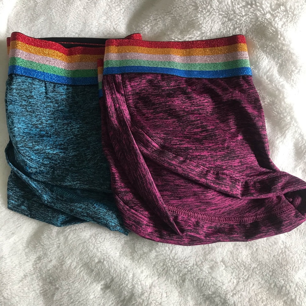 2 pair of sleep shorts